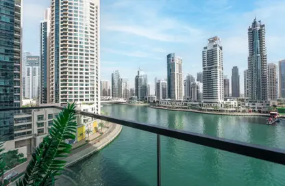 Pool image for: Apartment - 2 Bedrooms - 2 Bathrooms for rent in LIV Residence - Dubai Marina - Dubai, Image 1