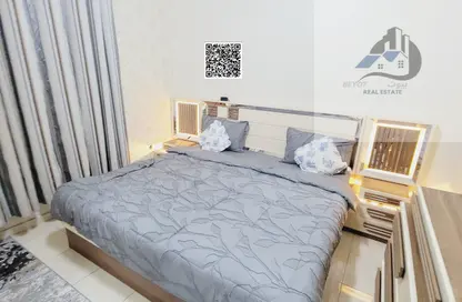 Apartment - 1 Bedroom - 2 Bathrooms for rent in Orient Tower 1 - Orient Towers - Al Bustan - Ajman