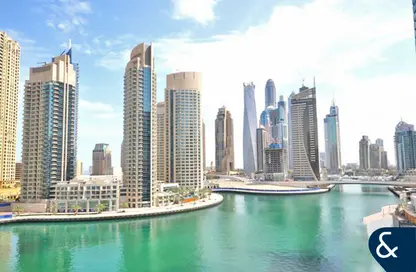 Apartment - 2 Bedrooms - 2 Bathrooms for rent in Marina View Tower A - Marina View - Dubai Marina - Dubai