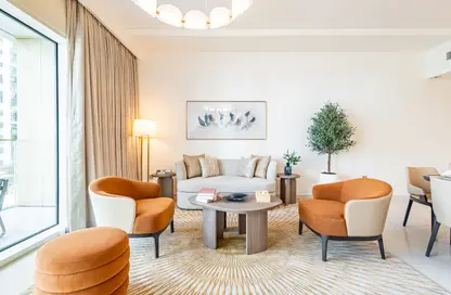 Apartment - 2 Bedrooms - 2 Bathrooms for rent in Grand Bleu Tower 1 - EMAAR Beachfront - Dubai Harbour - Dubai