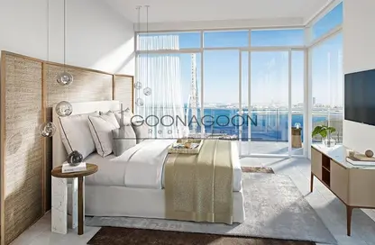 Room / Bedroom image for: Apartment - 1 Bedroom - 1 Bathroom for sale in Bluewaters Bay - Bluewaters - Dubai, Image 1