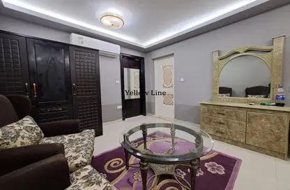Living / Dining Room image for: Apartment - 1 Bathroom for rent in Khalifa City A - Khalifa City - Abu Dhabi, Image 1