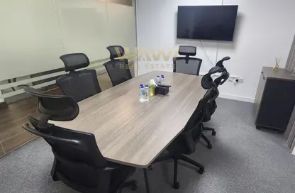 Office Space - Studio - 1 Bathroom for rent in Clover Bay Tower - Business Bay - Dubai