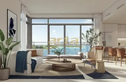 Living Room image for: Apartment - 2 Bedrooms - 2 Bathrooms for sale in The Cove II Building 4 - The Cove ll - Dubai Creek Harbour (The Lagoons) - Dubai, Image 1