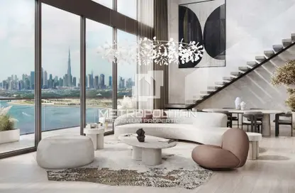 Living Room image for: Apartment - 2 Bedrooms - 3 Bathrooms for sale in Kempinski Residences The Creek - Al Jaddaf - Dubai, Image 1