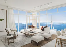 Living Room image for: Apartment - 5 Bedrooms - 5 Bathrooms for sale in Bluewaters Bay - Bluewaters - Dubai, Image 1