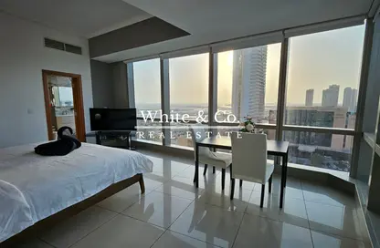 Apartment - 3 Bedrooms - 4 Bathrooms for rent in Ocean Heights - Dubai Marina - Dubai