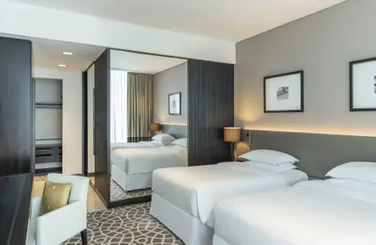 صورة لـ غرفة- غرفة النوم شقة - 2 غرف نوم - 3 حمامات للايجار في فندق شيراتون الكبير - شارع الشيخ زايد - دبي ، صورة رقم 1