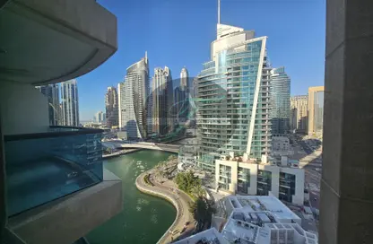 Outdoor Building image for: Apartment - 1 Bedroom - 2 Bathrooms for rent in Time Place Tower - Dubai Marina - Dubai, Image 1