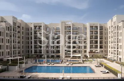 Pool image for: Apartment - 2 Bedrooms - 2 Bathrooms for sale in Hayat Boulevard-1A - Hayat Boulevard - Town Square - Dubai, Image 1