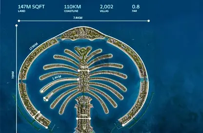 Land - Studio for sale in Palm Jebel Ali - Frond O - Palm Jebel Ali - Dubai Land - Studio for sale in Palm Jebel Ali - Frond O - Palm Jebel Ali - Dubai