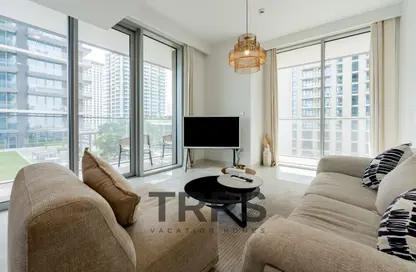 شقة - غرفة نوم - 1 حمام للايجار في برج Beach Isle 1 - بيتش آيل - إعمار بيتشفرونت - دبي هاربور - دبي شقة - غرفة نوم - 1 حمام للايجار في برج Beach Isle 1 - بيتش آيل - إعمار بيتشفرونت - دبي هاربور - دبي