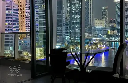Apartment - 1 Bedroom - 2 Bathrooms for rent in Panoramic Tower - Dubai Marina - Dubai