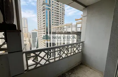 Apartment - 1 Bedroom - 2 Bathrooms for rent in Al Majaz Tower - Al Majaz - Sharjah