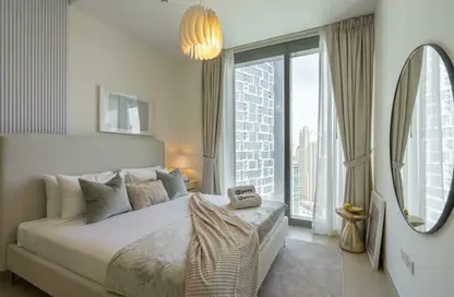 Room / Bedroom image for: Apartment - 1 Bedroom - 1 Bathroom for rent in 5242 - Dubai Marina - Dubai, Image 1
