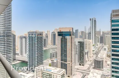 شقة - غرفة نوم - 1 حمام للايجار في برج إسكان - دبي مارينا - دبي