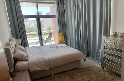 Room / Bedroom image for: Apartment - 2 Bedrooms - 2 Bathrooms for rent in Pantheon Elysee - Jumeirah Village Circle - Dubai, Image 1