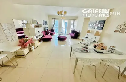 Apartment - 2 Bedrooms - 2 Bathrooms for rent in Saba Towers - JLT Cluster Q - Jumeirah Lake Towers - Dubai