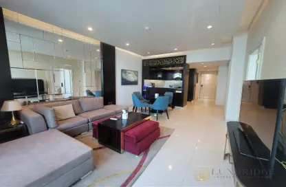 شقة - غرفة نوم - 2 حمامات للايجار في برج أبر كريست - دبي وسط المدينة - دبي