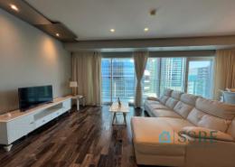 Living Room image for: Apartment - 3 bedrooms - 4 bathrooms for rent in Damac Heights - Dubai Marina - Dubai, Image 1