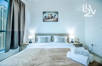 Apartment - 1 Bedroom - 2 Bathrooms for rent in Bay Central West - Bay Central - Dubai Marina - Dubai
