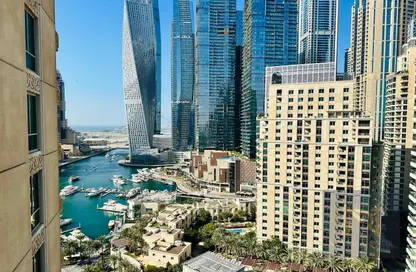 Apartment - 1 Bedroom - 2 Bathrooms for rent in Al Mesk Tower - Emaar 6 Towers - Dubai Marina - Dubai