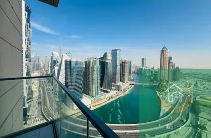 شقة - غرفة نوم - 2 حمامات للايجار في برج نورا - مدينة الحبتور - الخليج التجاري - دبي شقة - غرفة نوم - 2 حمامات للايجار في برج نورا - مدينة الحبتور - الخليج التجاري - دبي