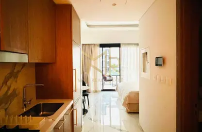 Apartment - Studio - 1 Bathroom for rent in Azizi Riviera 65 - Meydan One - Meydan - Dubai