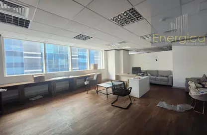 Office Space - Studio - 1 Bathroom for rent in Blue Tower - Sheikh Zayed Road - Dubai