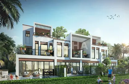 Townhouse - 4 Bedrooms - 4 Bathrooms for sale in Costa Brava 2 - Costa Brava at DAMAC Lagoons - Damac Lagoons - Dubai