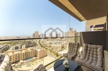 شقة - غرفة نوم - 2 حمامات للايجار في بن غاطي كريست - قرية الجميرا سركل - دبي