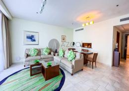 Living / Dining Room image for: Apartment - 3 bedrooms - 4 bathrooms for rent in Blue Beach Tower - Jumeirah Beach Residence - Dubai, Image 1