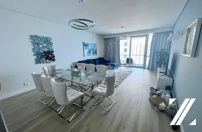 Apartment - 3 Bedrooms - 4 Bathrooms for rent in Al Fattan Marine Towers - Jumeirah Beach Residence - Dubai