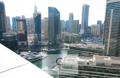Outdoor Building image for: Apartment - 1 Bedroom - 2 Bathrooms for rent in Bay Central West - Bay Central - Dubai Marina - Dubai, Image 1