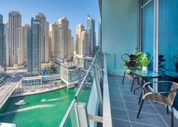 Studio - 1 bathroom for rent in Silverene Tower B - Silverene - Dubai Marina - Dubai