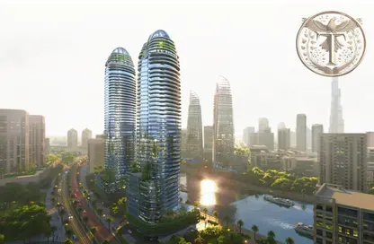 Apartment - 1 Bedroom - 2 Bathrooms for sale in Canal Crown 1 - Canal Crown - Business Bay - Dubai