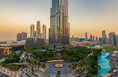 Apartment - 1 Bedroom - 2 Bathrooms for rent in Burj Vista 1 - Burj Vista - Downtown Dubai - Dubai