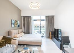 Room / Bedroom image for: Studio - 1 bathroom for rent in Oxford Boulevard - Jumeirah Village Circle - Dubai, Image 1