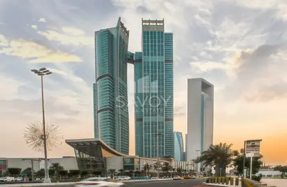 Outdoor Building image for: Apartment - 3 Bedrooms - 4 Bathrooms for rent in Nation Towers - Corniche Road - Abu Dhabi, Image 1