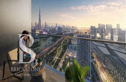 Balcony image for: Apartment - 1 Bedroom - 2 Bathrooms for sale in Design Quarter Tower A - Design Quarter - Dubai Design District - Dubai, Image 1