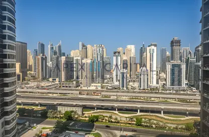 شقة - غرفة نوم - 2 حمامات للايجار في برج ماج214 - (JLT) مجمع R - أبراج بحيرة الجميرا - دبي