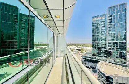 Balcony image for: Apartment - 1 Bedroom - 2 Bathrooms for rent in Burj Al Yaqout - Danet Abu Dhabi - Abu Dhabi, Image 1