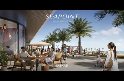 Balcony image for: Apartment - 3 Bedrooms - 4 Bathrooms for sale in Seapoint - EMAAR Beachfront - Dubai Harbour - Dubai, Image 1