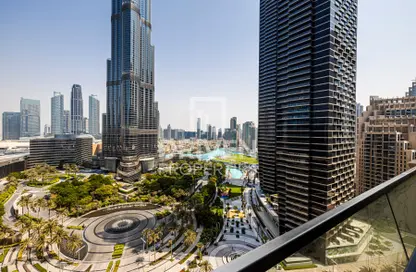 Apartment - 1 Bedroom - 2 Bathrooms for rent in Burj Vista 1 - Burj Vista - Downtown Dubai - Dubai
