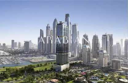 Penthouse - 4 Bedrooms - 4 Bathrooms for sale in Habtoor Grand Residences - Dubai Marina - Dubai