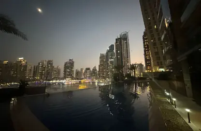 Apartment - 1 Bedroom - 2 Bathrooms for rent in Damac Heights - Dubai Marina - Dubai