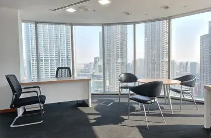 Office Space - Studio - 1 Bathroom for rent in The Binary Tower - Business Bay - Dubai