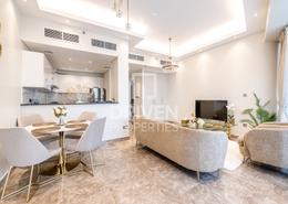 Living / Dining Room image for: Apartment - 1 bedroom - 2 bathrooms for rent in Orra Harbour Residences and Hotel Apartments - Dubai Marina - Dubai, Image 1