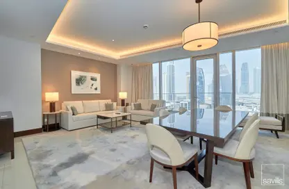 Apartment - 3 Bedrooms - 4 Bathrooms for rent in The Address Sky View Tower 1 - The Address Sky View Towers - Downtown Dubai - Dubai