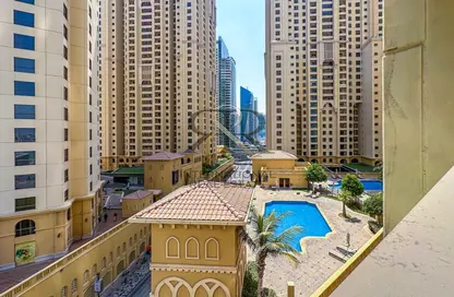 Apartment - 1 Bathroom for rent in Rimal 2 - Rimal - Jumeirah Beach Residence - Dubai